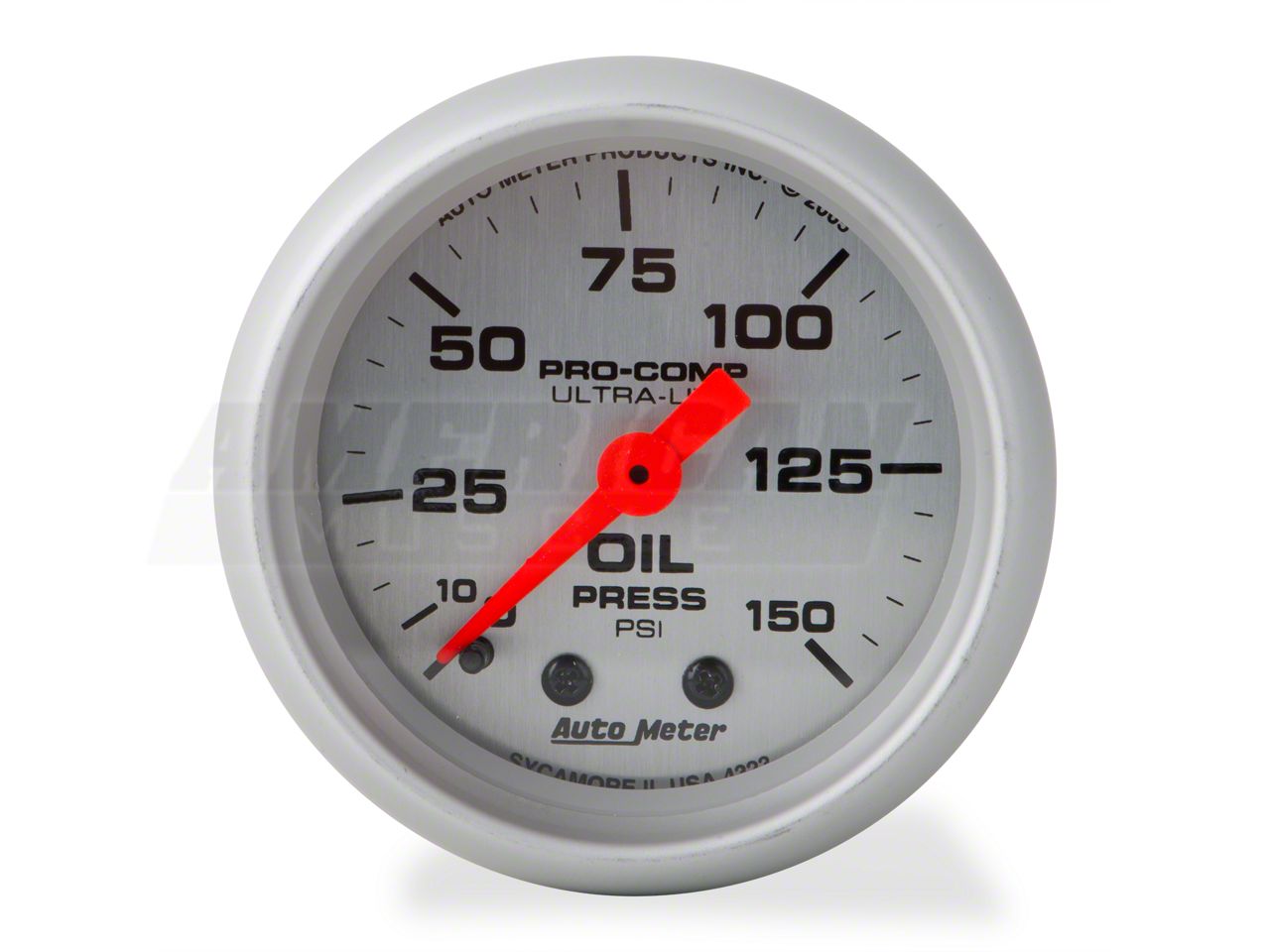 Auto Meter Pro-Comp Ultra-Lite Oil Pressure Gauge - Mechanical (79-13 All)
