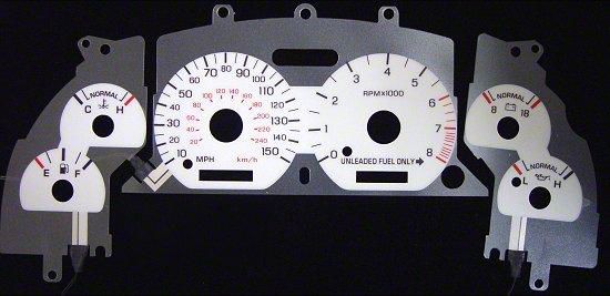 Ford Mustang 6-Color Glow Gauges (GT 96-98)
