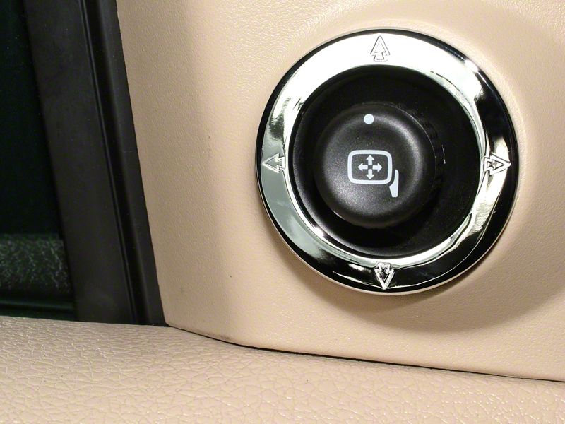 Chrome Mustang Mirror Adjuster Bezel (05-10)
