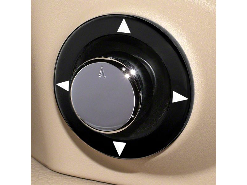 Chrome Mustang Mirror Adjuster Knob Cover (05-09)