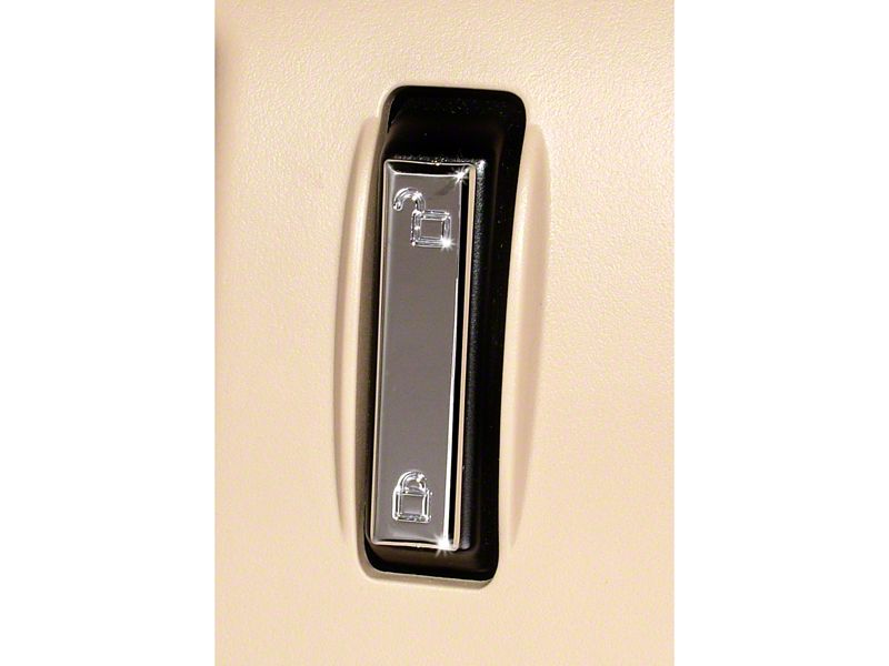 Chrome Mustang Lock Switch Covers (05-11)