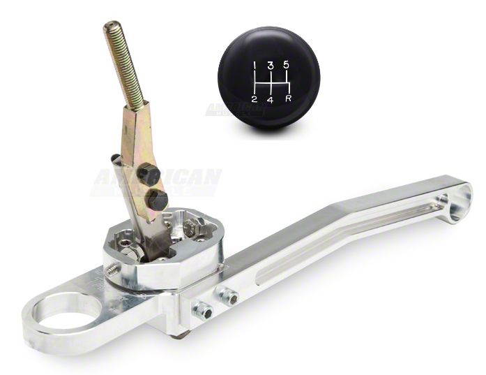 Steeda Tri-Ax Shifter and Black Billiard Ball Shift Knob - TR-3650 (05-10 GT)