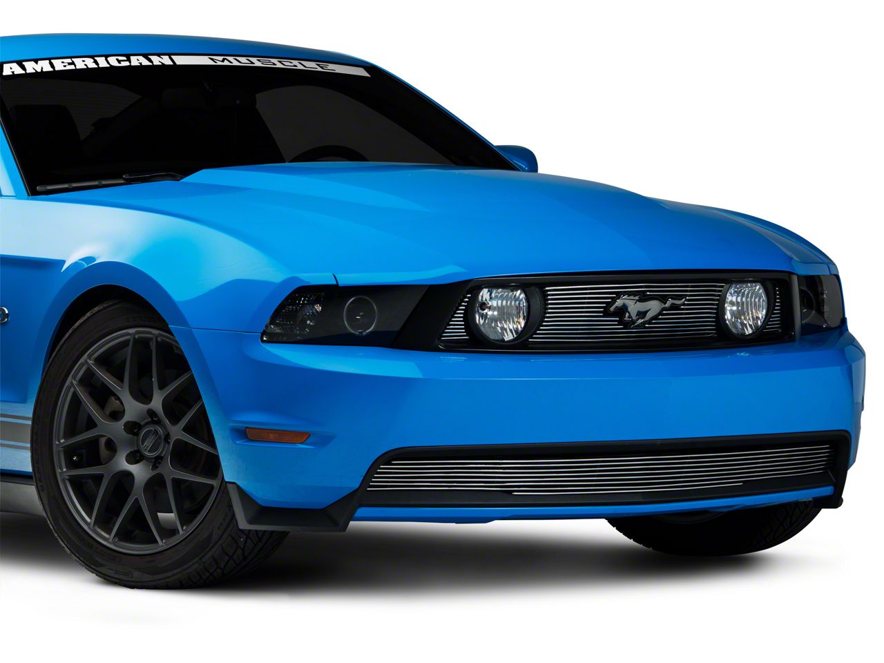 Polished Billet Grille - Upper (10-12 GT)