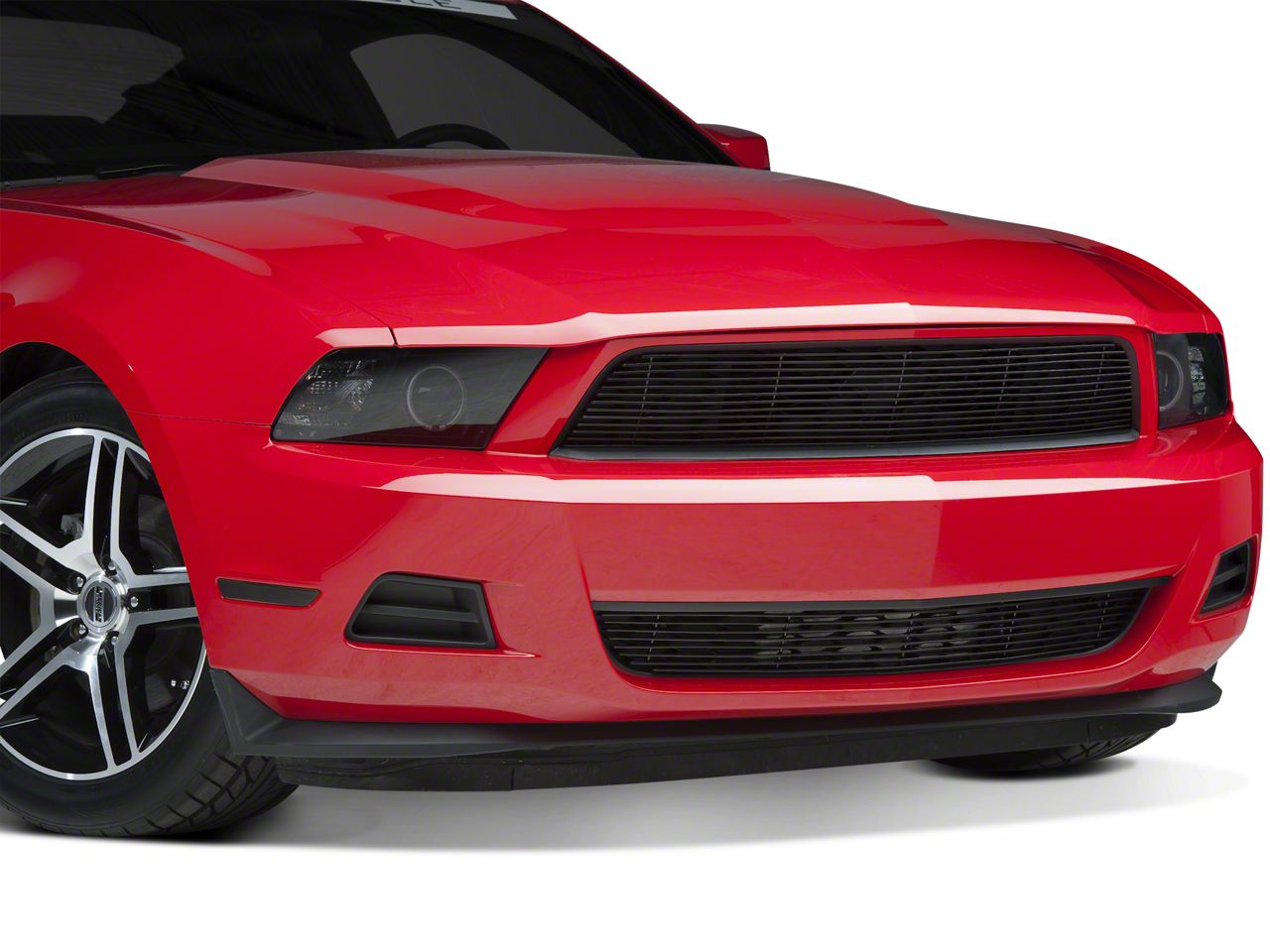 Black Pony Delete Billet Grille - Upper (10-12 V6)