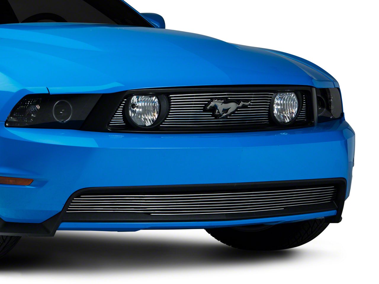 Polished Billet Grille - Combo (10-12 GT)