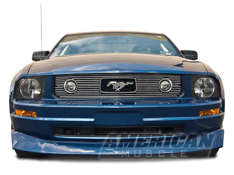 Polished Pony Package Billet Grille Combo Kit (05-09 V6)