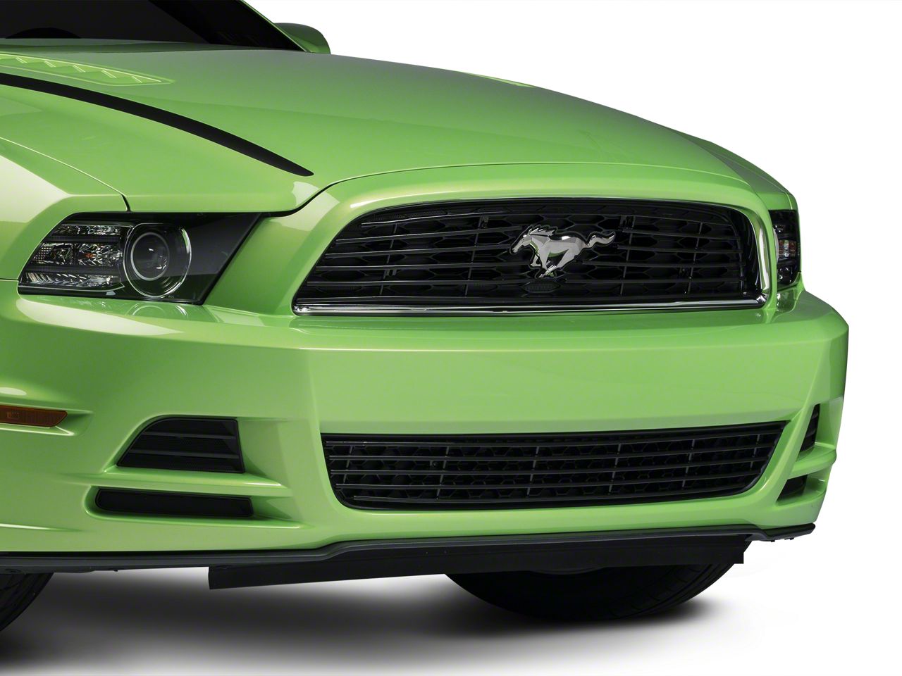 Modern Billet Black Grille - Upper (13-14 V6)