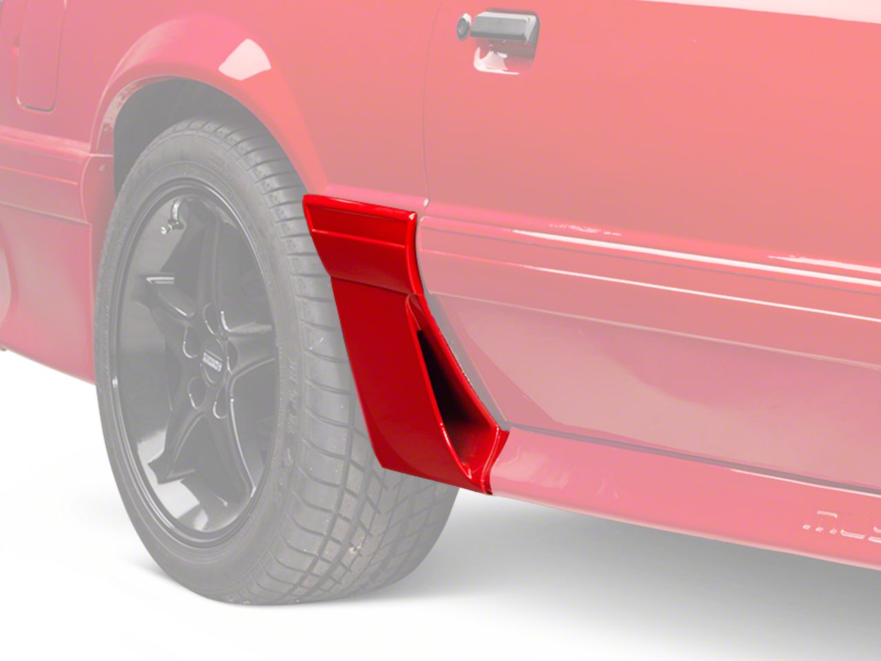 RH Quarter Molding w/ Side Scoop - Front (87-93 GT)