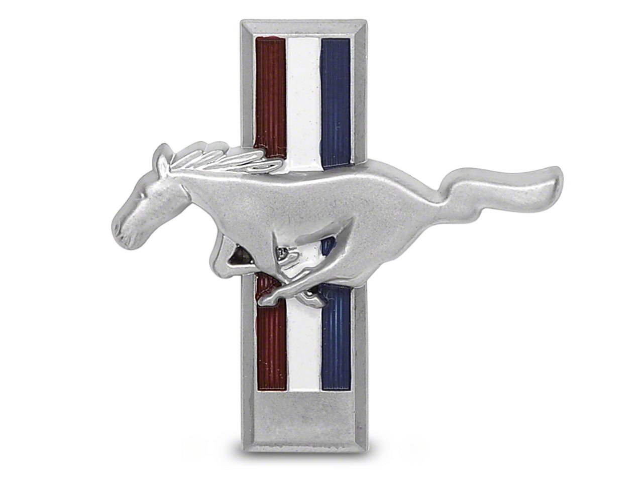 Running Pony Tri-Bar Dash Emblem