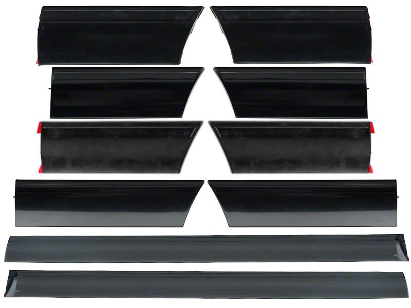 LX Side Body Molding - 10 Piece Kit (87-90 LX)