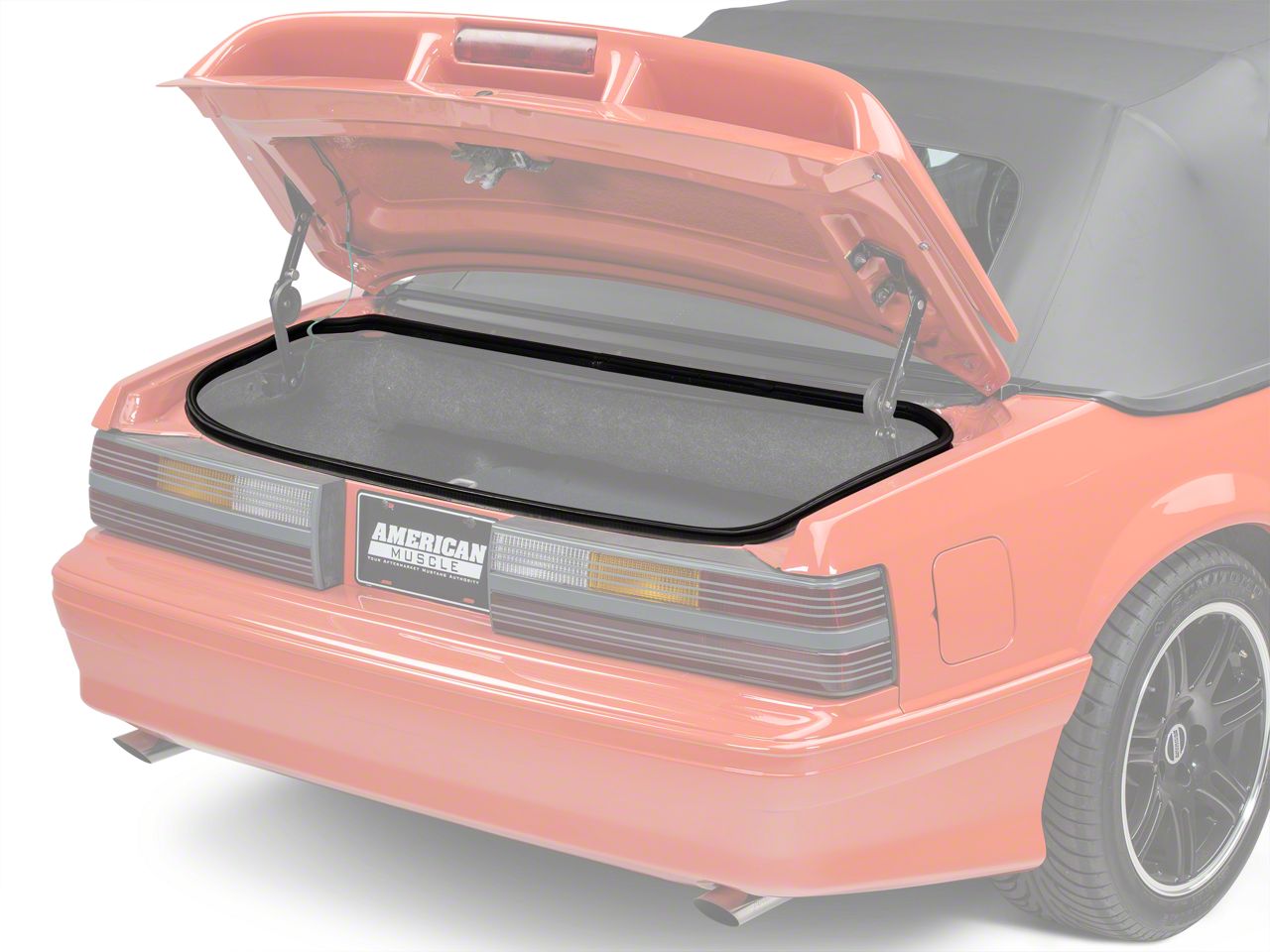 Mustang Trunk Deck Lid Weatherstrip Seal (7993 All) Free Shipping