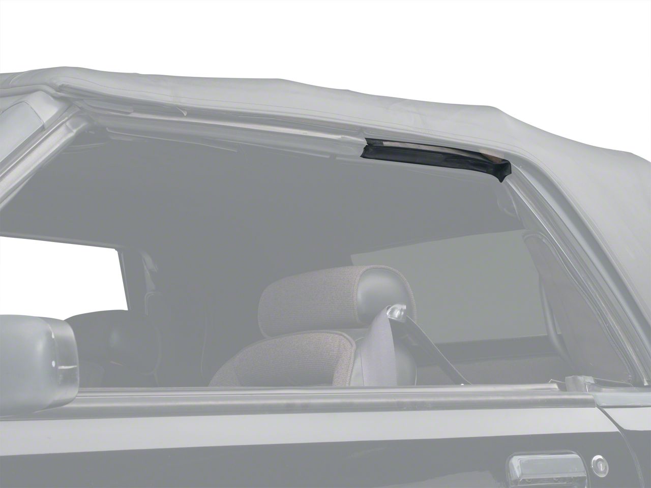 Convertible Top Side Rail Weatherstrip - LH (83-93 All)