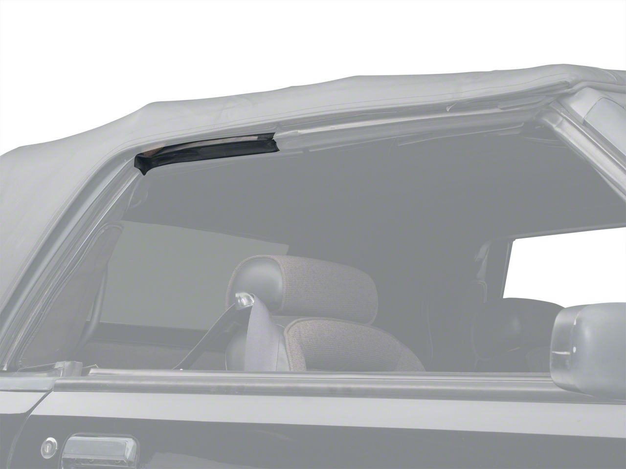 Convertible Top Side Rail Weatherstrip - RH (83-93 All)
