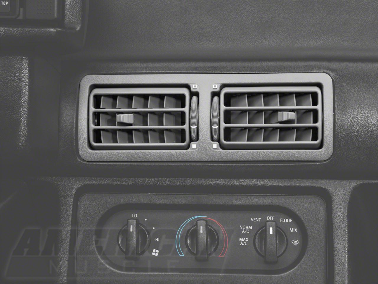 A/C Center Vent and Housing Assembly (87-93 All)