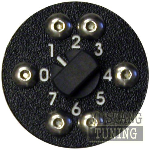 Mustang Cigarette Lighter Bezel for SCT Eliminator 4-Bank Chip (88-93 5.0)
