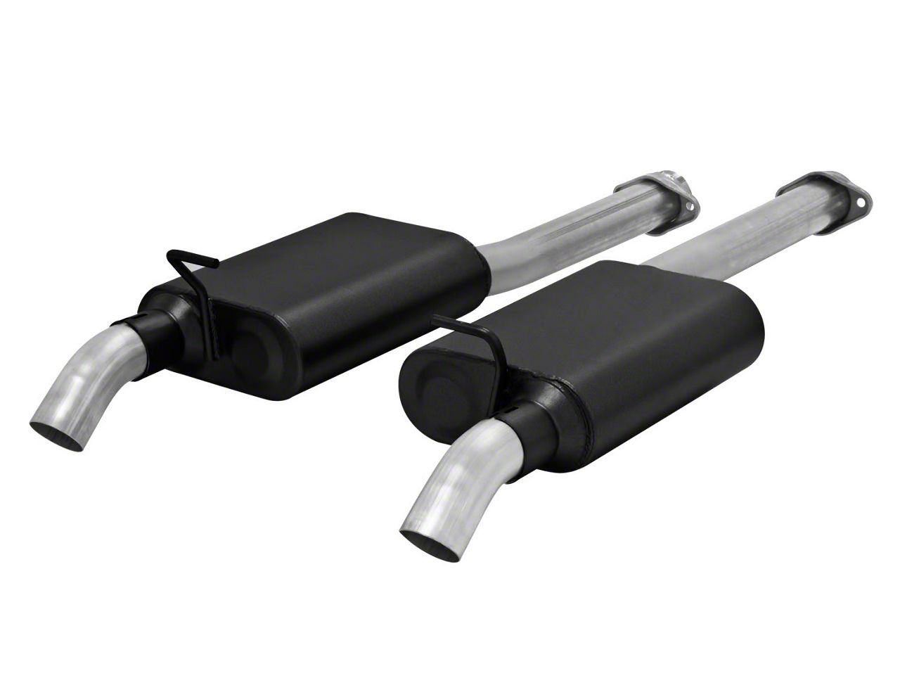 Flowmaster American Thunder Catback Dual Dump Exhaust - Stainless Steel (86-98 GT, Cobra)