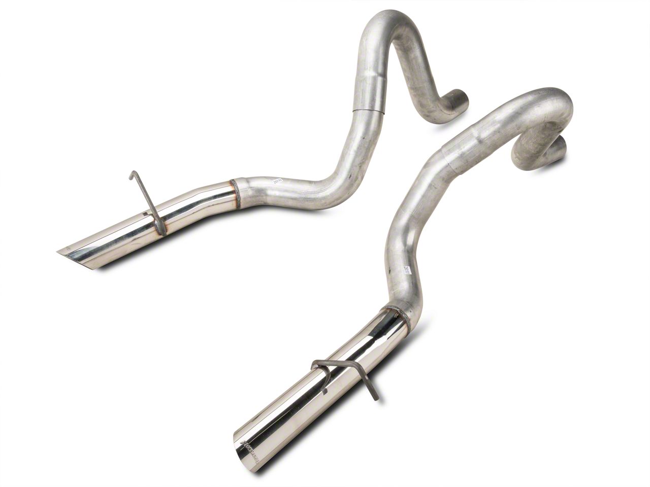 Flowmaster 3in Mustang Tailpipes w/ Stainless Tips 15820 (8793 LX; 86