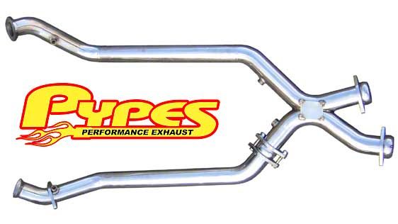 Pypes Fully Polished 304 Stainless Steel Off-Road X-Pipe (2005+ GT)