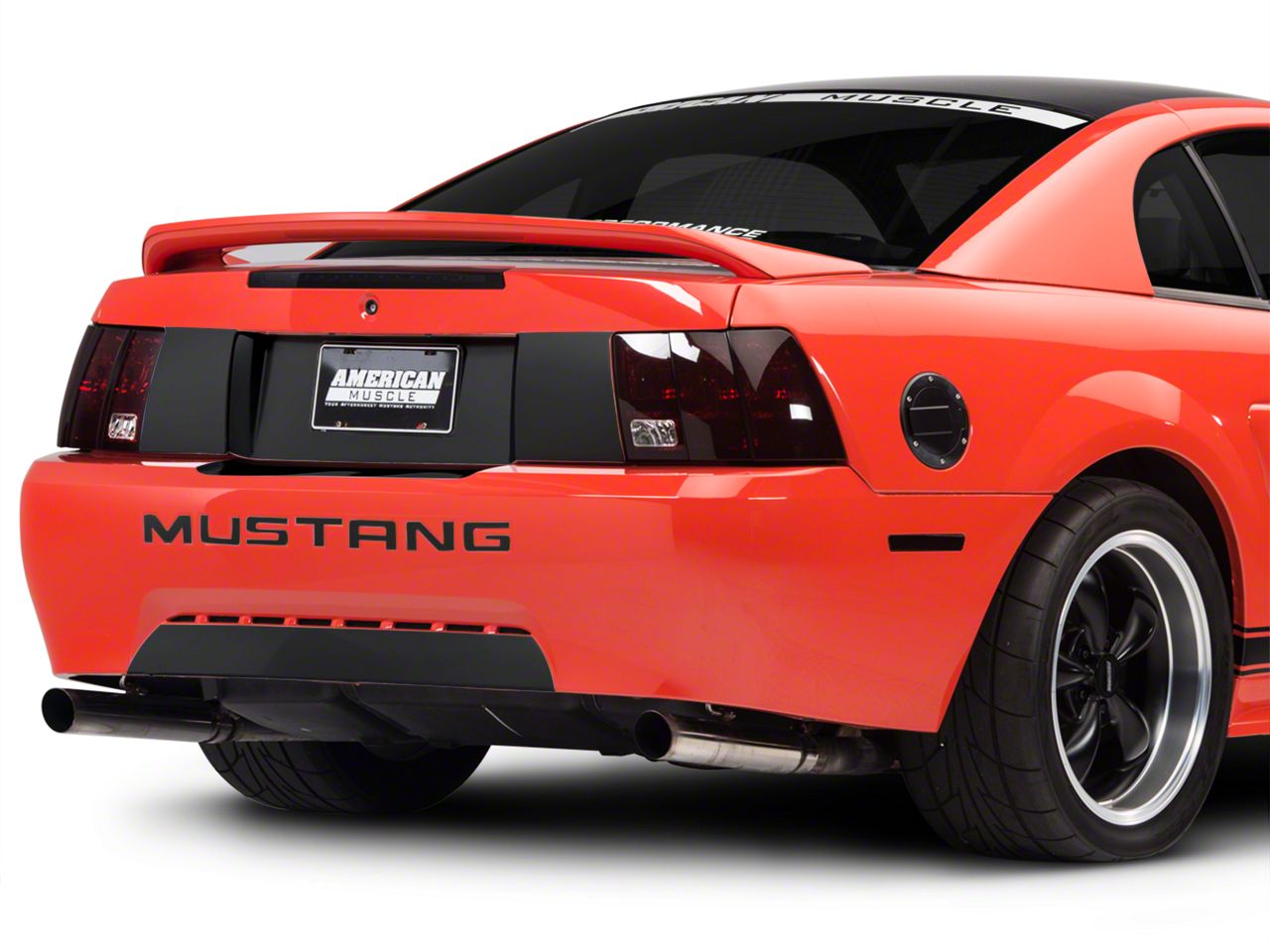 Matte Black Rear Deck Lid Blackout Decal (99-04 All)