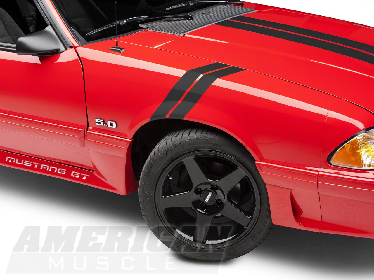 Matte Black Hash Marks (79-93 All)