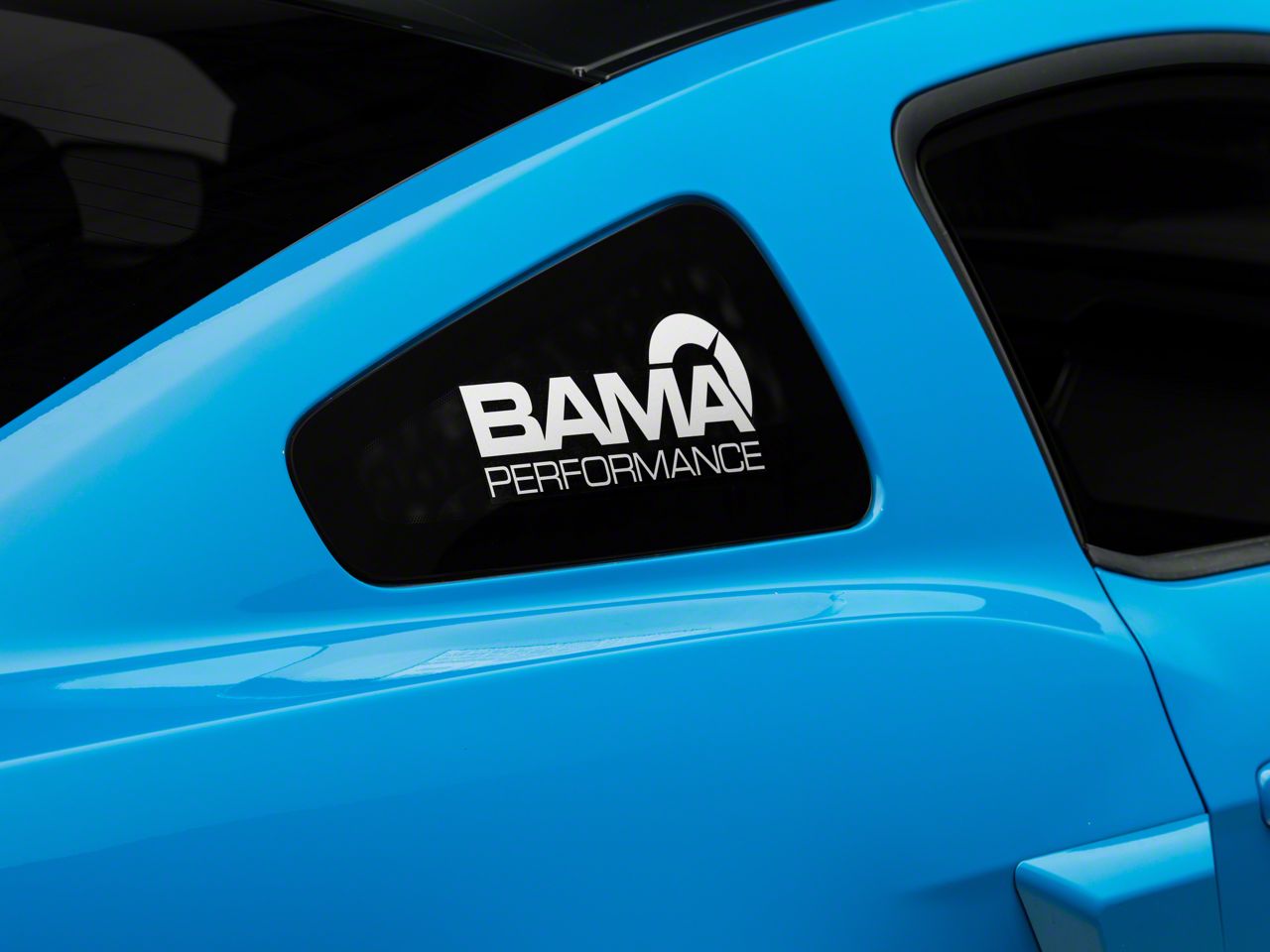 Bama Performance Quarter Window Decal - White (05-13 All)