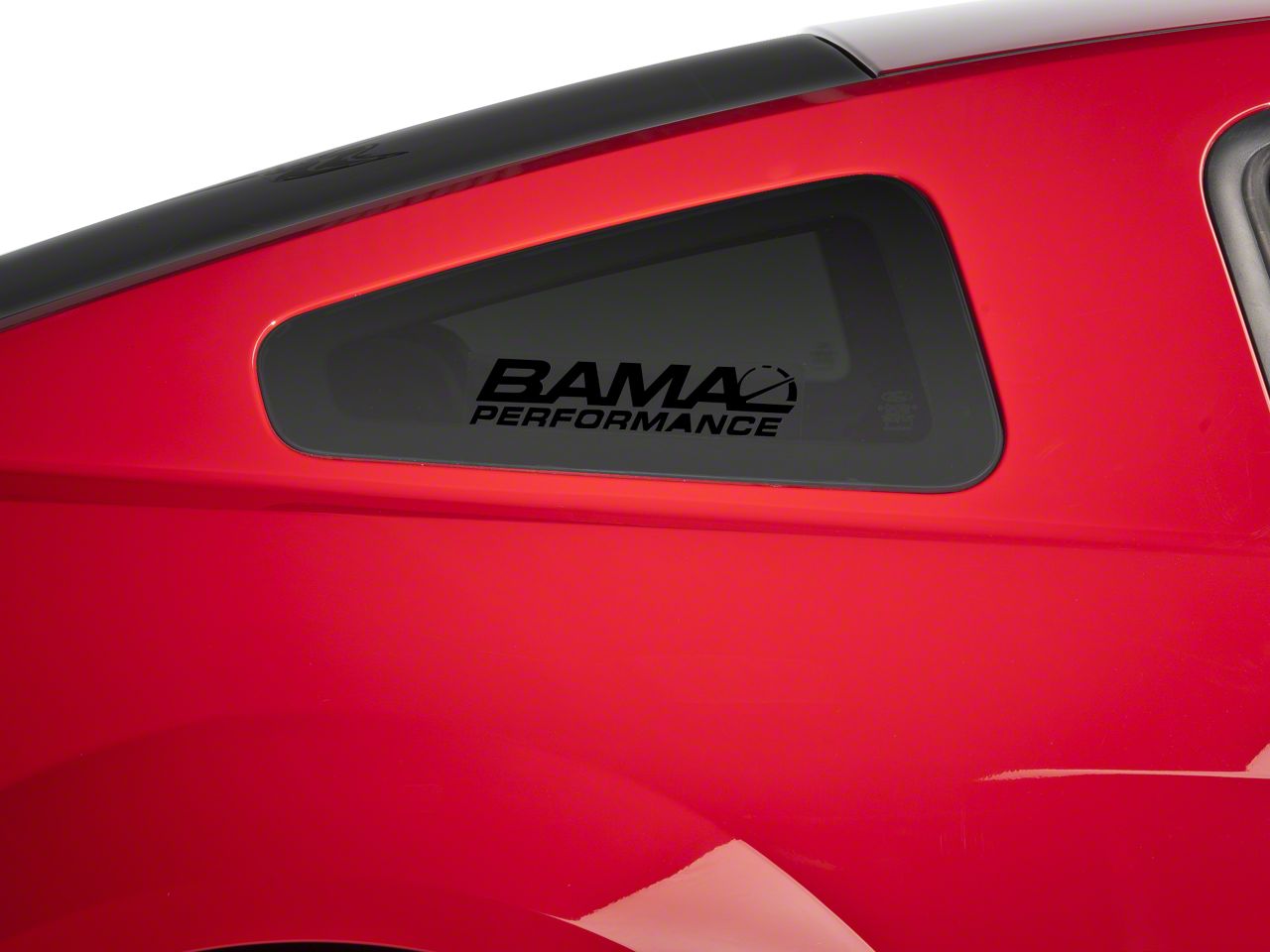 Bama Performance Quarter Window Decal - Black (79-14 All)