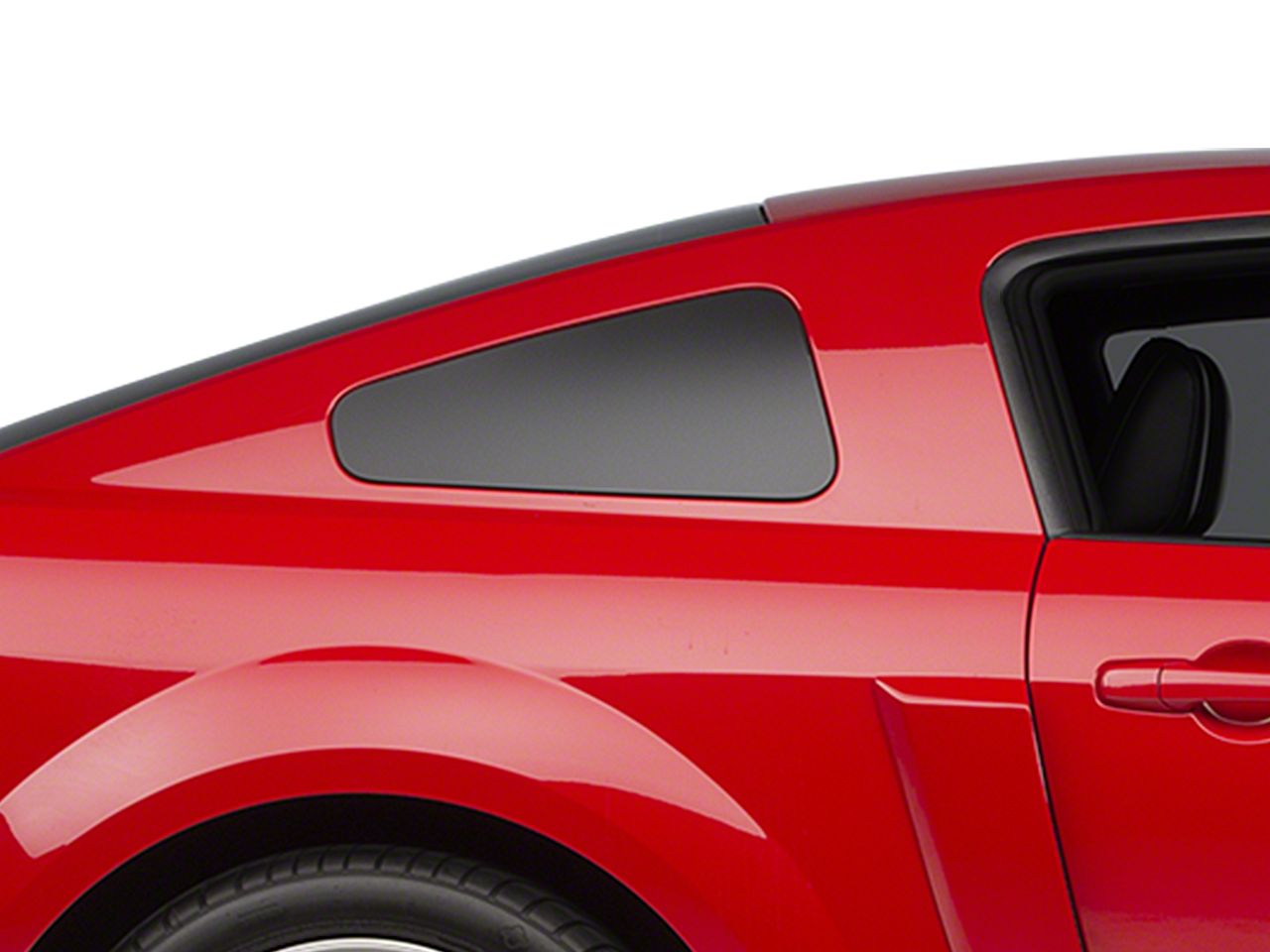 Matte Black Vinyl Quarter Window Blackout (05-09 All)