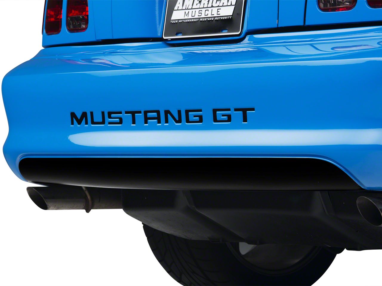 Gloss Black Lower Rear Valance Decal (94-98 GT, V6, Cobra)