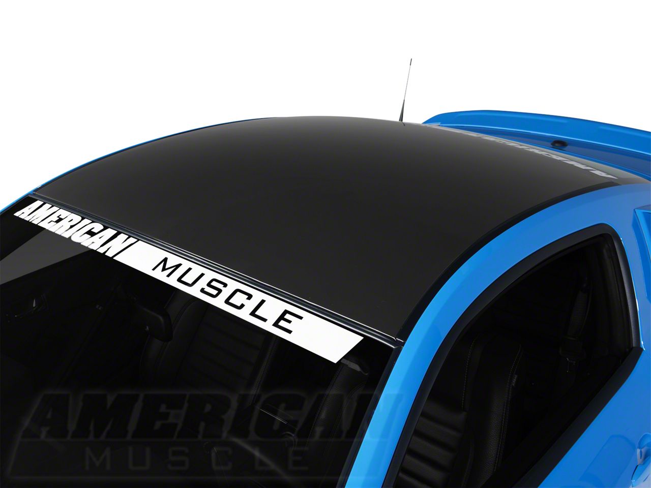 Matte Black Boss Style Roof Decal (05-14 All)