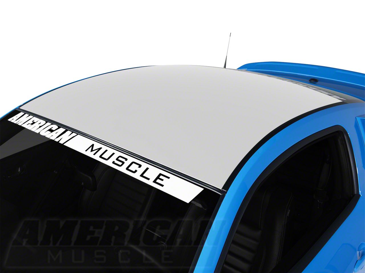 White Boss Style Roof Decal (05-14 All)