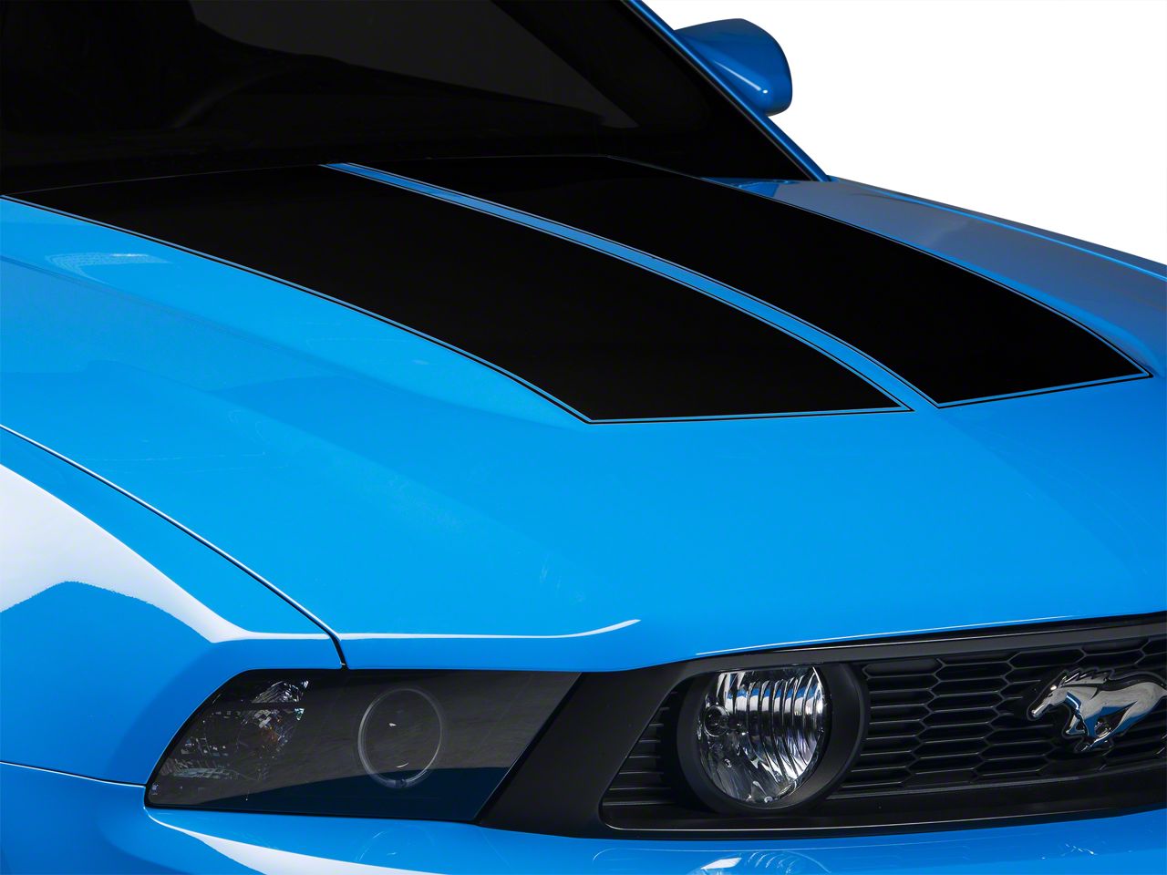 Black Dual Hood Stripe (10-12 All)