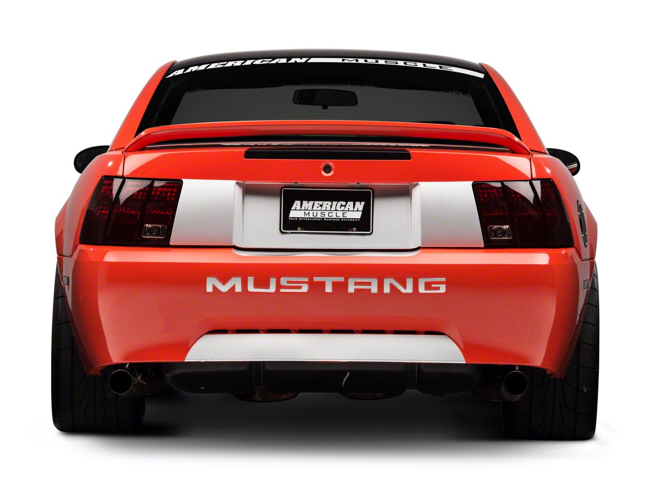 White Rear Deck Lid Panel Decal (99-04 All)