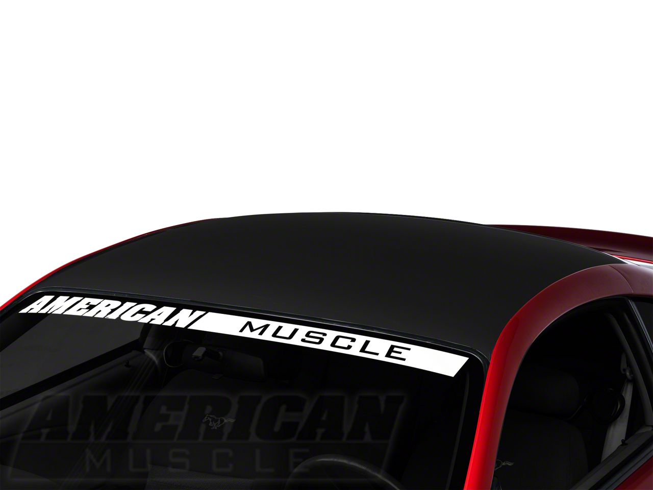 Matte Black Boss Style Roof Decal (94-04 All)