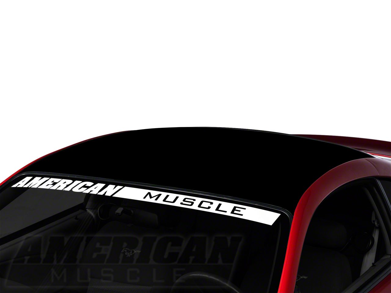 Black Boss Style Roof Decal (94-04 All)