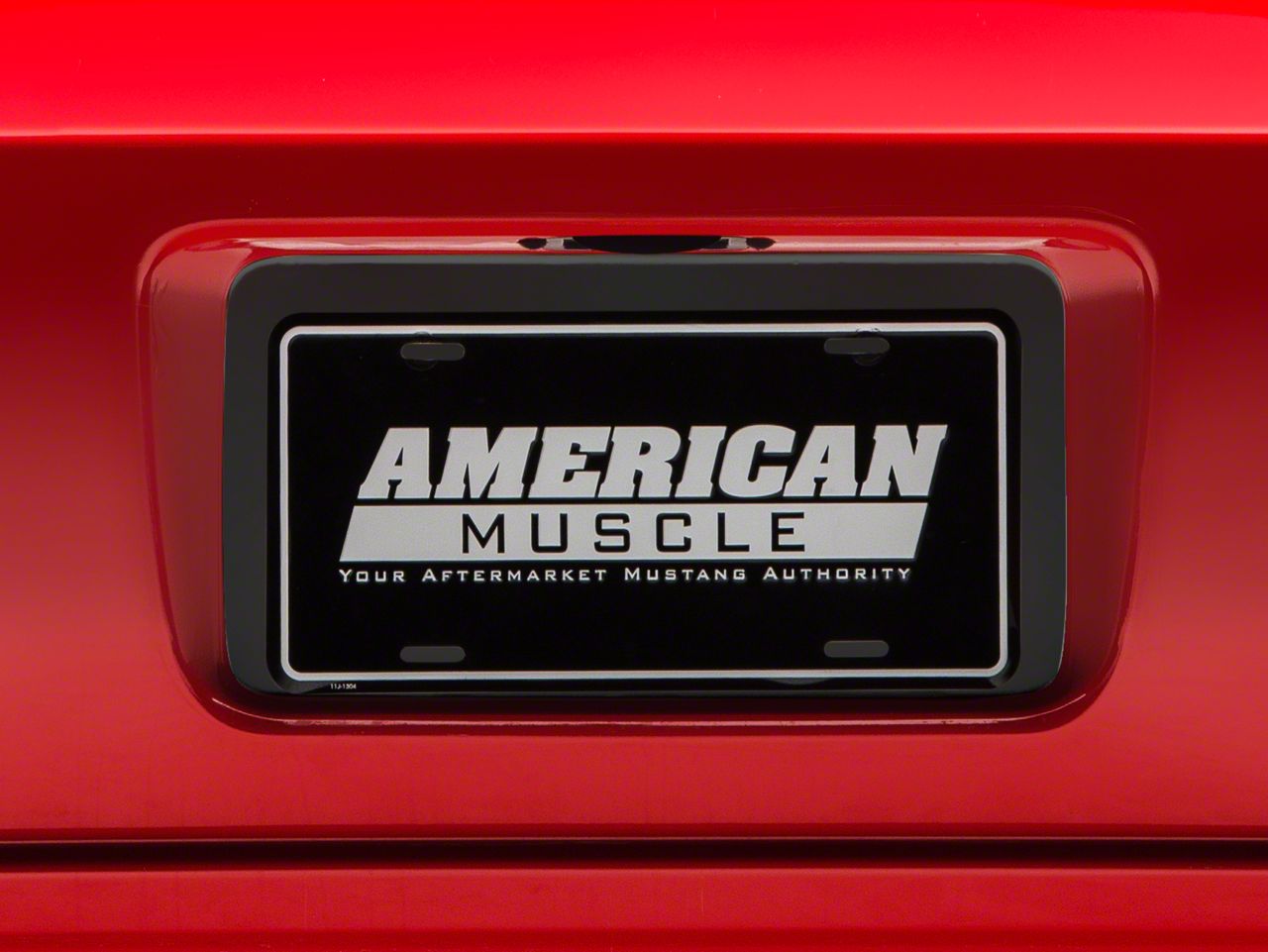 License Plate Insert - Matte Black (05-09 All)