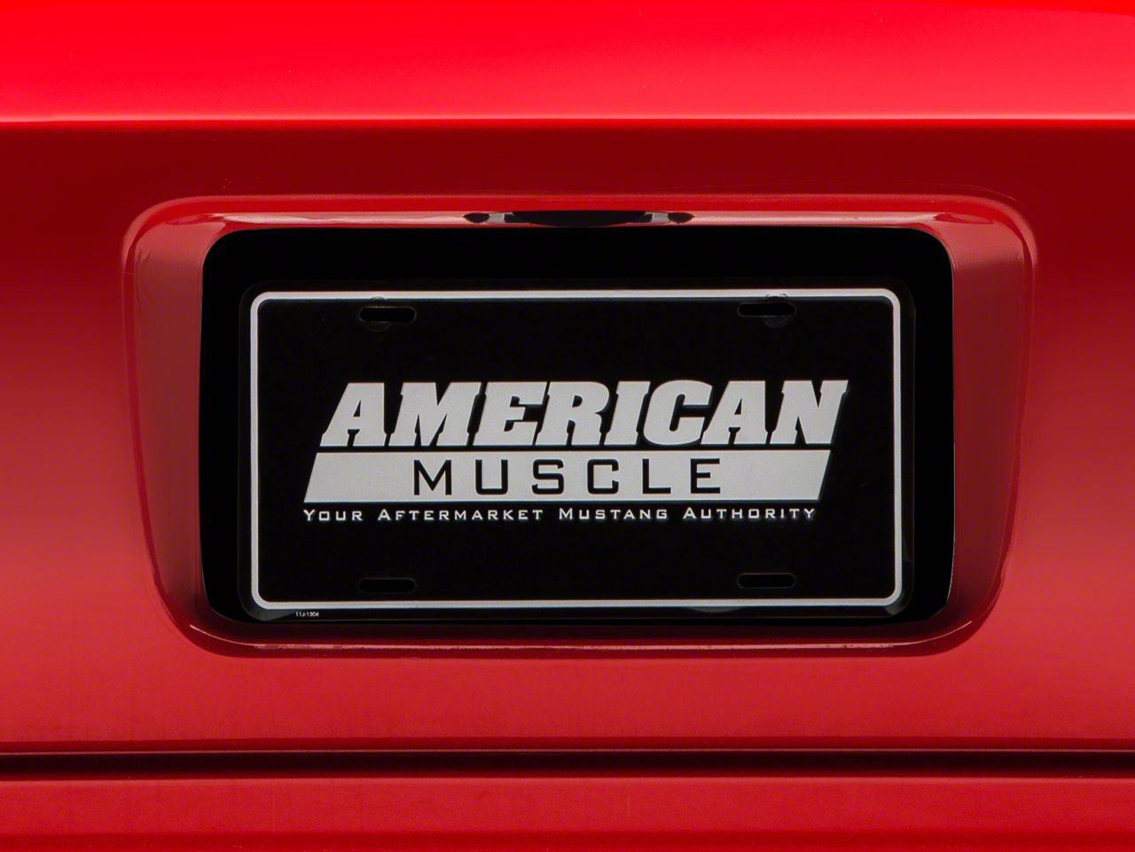 License Plate Insert - Black (05-09 All)