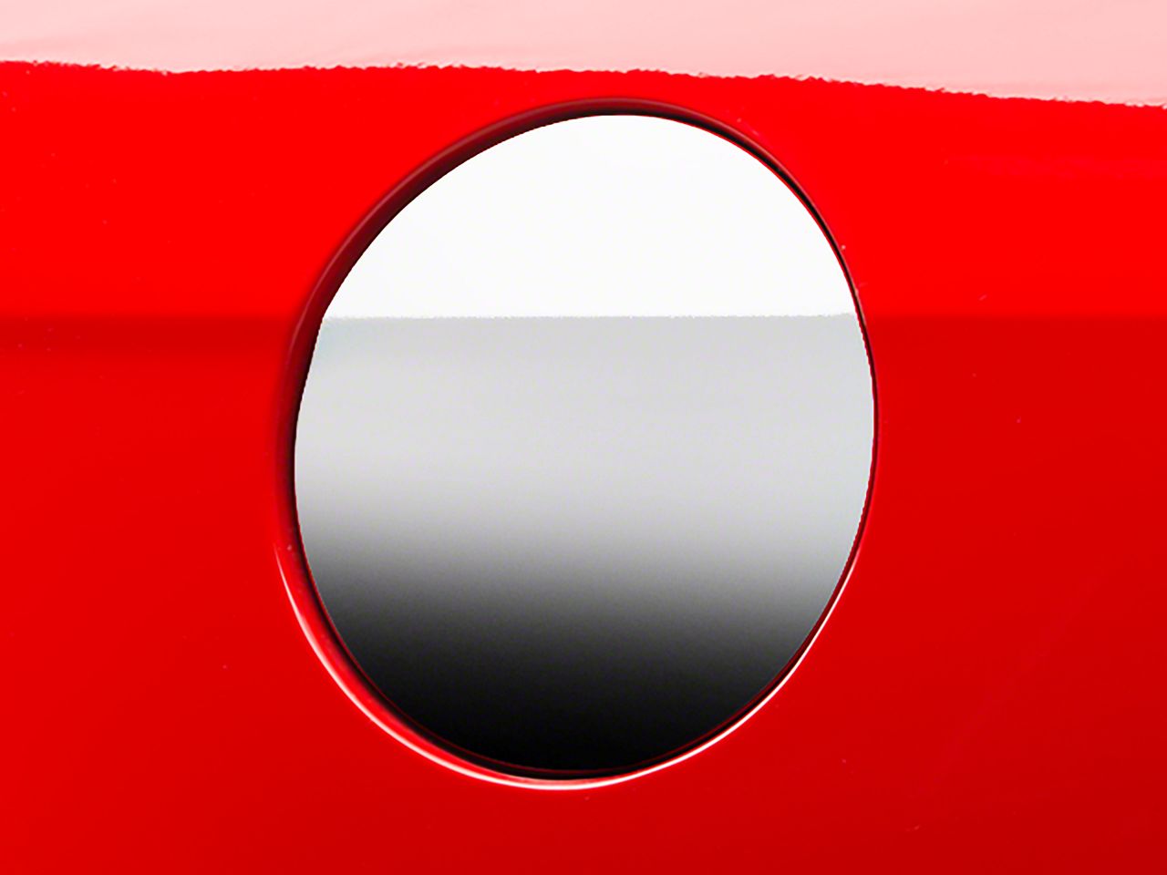 Fuel Door Cover Decal - Chrome (10-14 All)