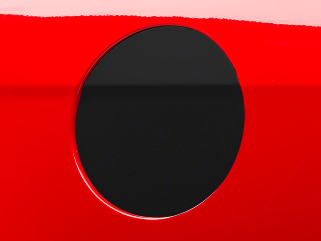 Fuel Door Cover Decal - Matte Black (10-14 All)