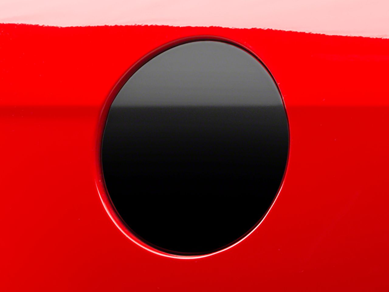 Fuel Door Cover Decal - Gloss Black (10-14 All)