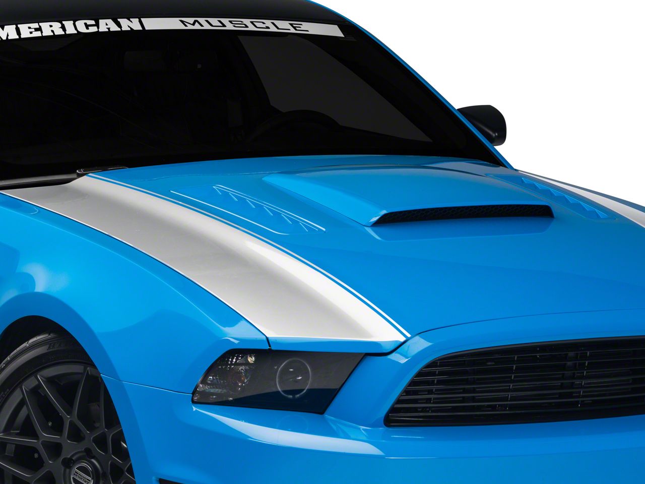 Silver Outer Hood Stripes (13-14 All)
