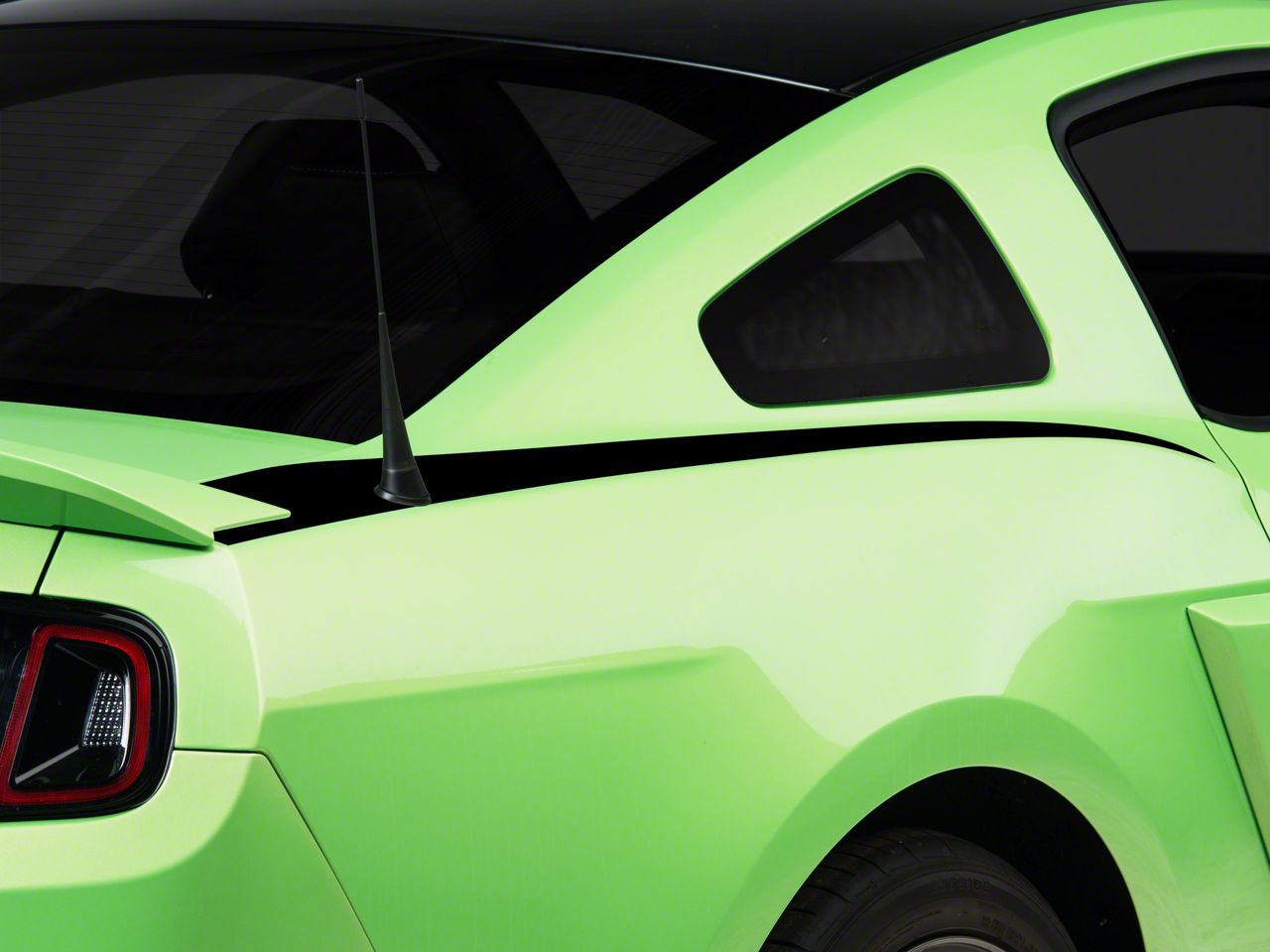 Black Quarter Panel Accent Decal (10-14 All)