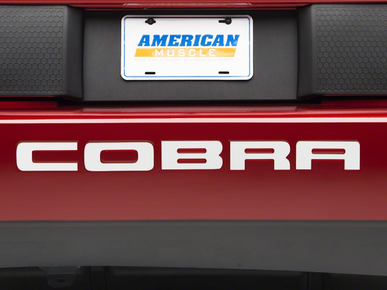 Stainless Steel Vinyl Bumper Insert Letters (03-04 Cobra)
