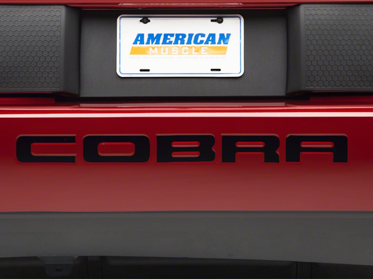 Black Vinyl Bumper Insert Letters (03-04 Cobra)