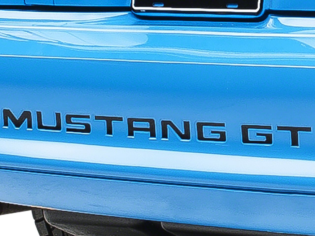 Black Vinyl Bumper Insert Letters (94-98 GT, V6; 94-95 Cobra)