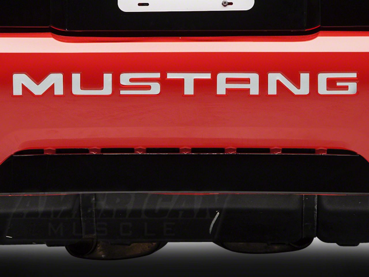 White Reflective Vinyl Bumper Insert Letters (99-04 GT, V6, Mach 1; 99 Cobra)