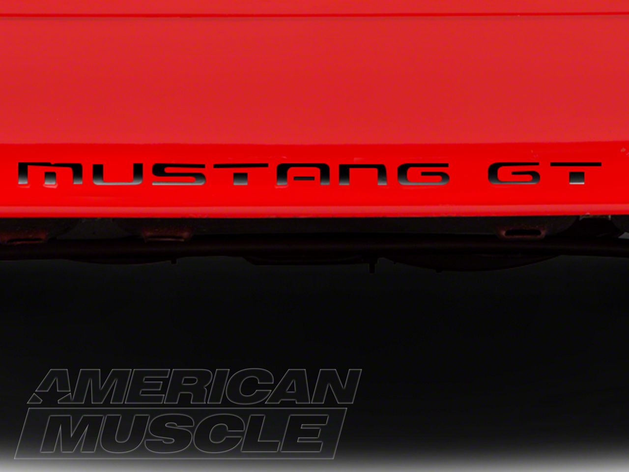 Black Vinyl Bumper Insert Letters (87-93 GT, LX)