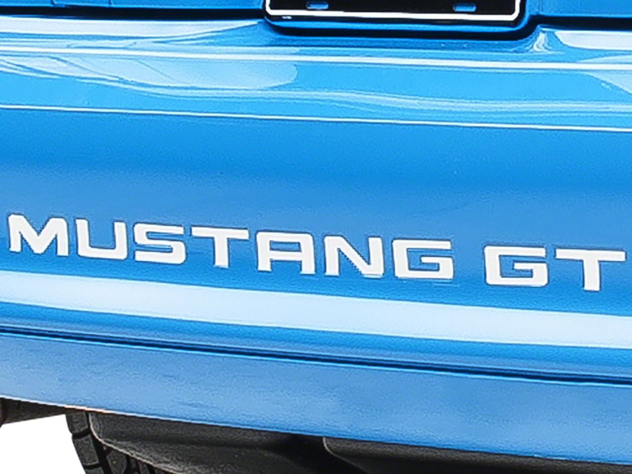 White Vinyl Bumper Insert Letters (94-98 GT, V6; 94-95 Cobra)