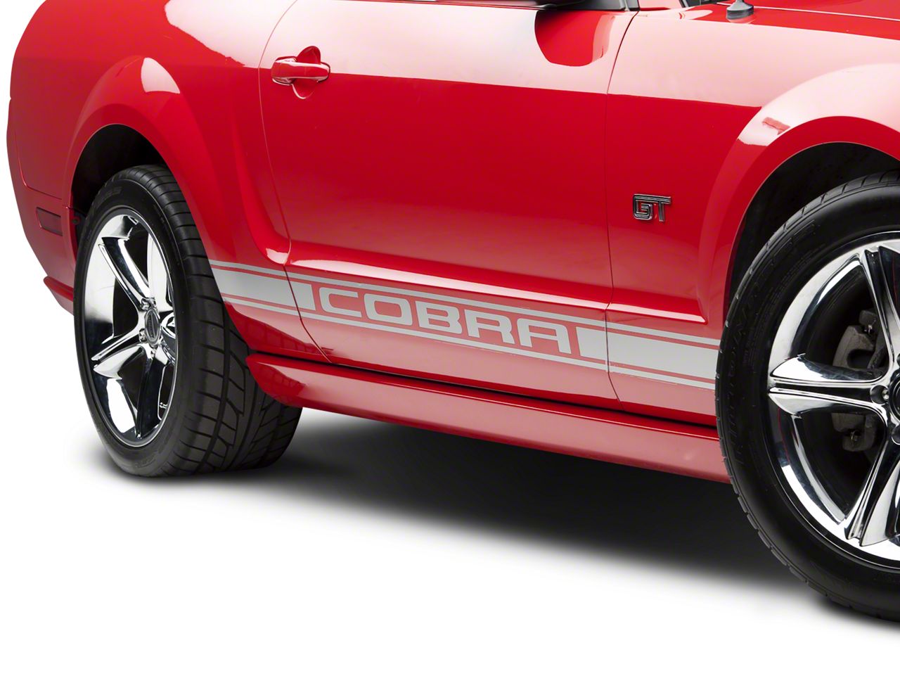Silver Rocker Stripes w/ Cobra Lettering (05-14)