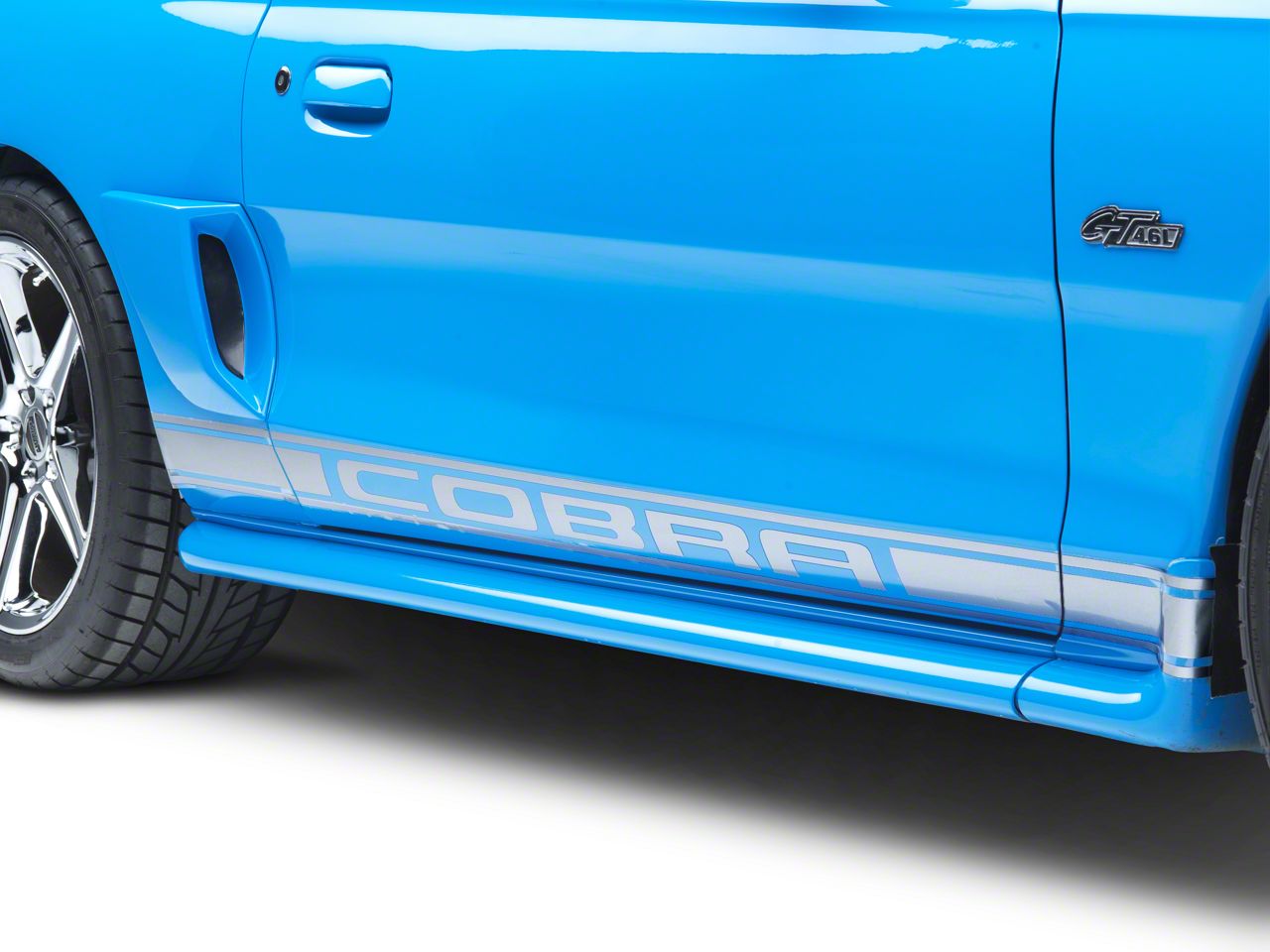 Silver Rocker Stripes w/ Cobra Lettering (94-04)