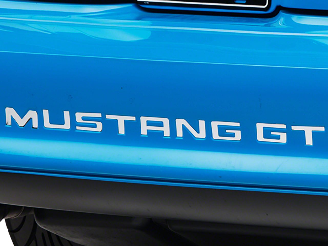 Chrome Vinyl Bumper Insert Letters (94-98 GT, V6; 94-95 Cobra)